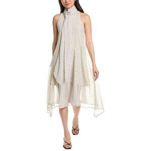 Moonsea Womens  Sleeveless Midi Dress, Brown